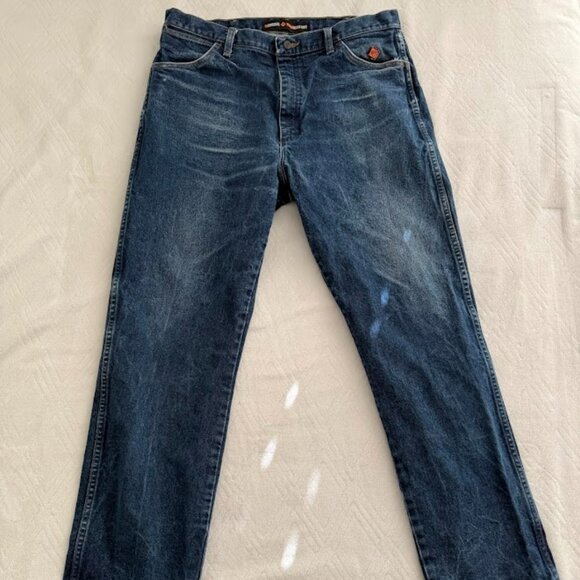 Wrangler FR Jeans Men 38x34 13Original Flame Resistant Work FR13MWZ - Picture 1 of 8